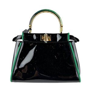 FENDI Black Peekaboo Shoulder Bag